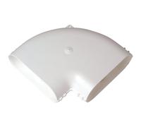 Coude 90° Aldes 100 x 40mm plat 135mm
