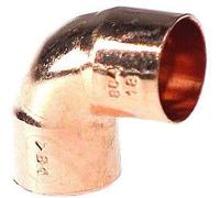 Coude 90° cuivre à souder FF - Fig 90-32mm (sachet de 2 pieces)