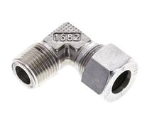 Coude 90 degrés 1/2'' NPT mâle x 15L en acier inoxydable Anneau de coupe 315 Bar DIN 2353