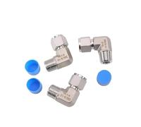 Coude 90 degrés 1/8 "1/4" 3/8 "1/2" NPT mâle x 6 8 10 12 mm Tube OD Compression 316 acier inoxydable forgé raccord de tuyau eau gaz(1I2BSPT-6mm)