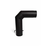 Coude 90 degrés long diamètre 150 mm avec e tirage - DURATHERM
