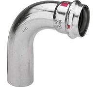Coude 90° électrozingué mâle / femelle diamètre 54 à sertir VIEGA
