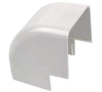 Coude 90 angle ext blanc pour goulotte 80 ; diamètre:du 1438 au 3858
