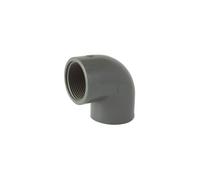 Coude 90° Femelle/Femelle à visser en PVC - 3/8''