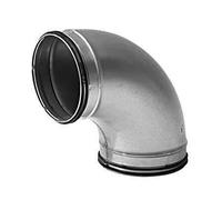 Coude 90° Galva D100 à joints - COUD90GALD100J ECONONAME - COUD90GALD100J