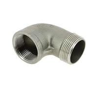 Coude 90° inox égal Mâle Femelle 1"1/4