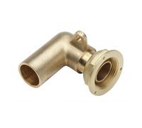 Coude 90° JPC 6/20 CU22 à braser avec oreille de fixation FAVEX