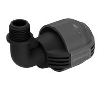 Coude 90° mâle de Gardena : pièce pour raccordement à l'extrémité du tuyau, 25 mm x 1/2 Pouce, technologie de raccordement Quick&Easy, joint fileté auto-étanchéifiant (2780-20)