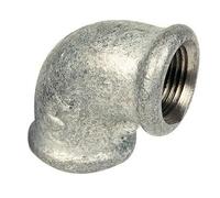 Coude 90° Petit Rayon F/F Fonte Galva/ 20X27(3/4")