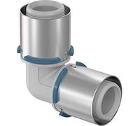 Coude 90° PPSU S-Press 40x40 Douille de pression en acier Fixation précise à la morsure pour ACS et chauffage Gris (référence 1046386)