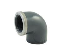 Coude 90° PVC pression mixte 26x34 renforcé, diamètre 32 mm