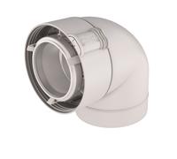 Coude 90° Rolux condensation 80/125 PPTL/PVC - UBBINK - 229520