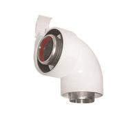 Coude 90° Rolux vent 60/100 Alu/PVC - - 227233