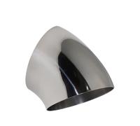 Coude à 45° en acier inoxydable 304 - Raccord de tuyauterie sanitaire et d'échappement de 32 mm de diamètre intérieur(32MM-1.5MM,304)