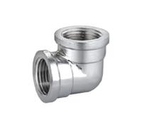 Coude à 90° FF en laiton chromé IBP 1/2"