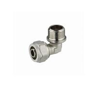 Coude à compression pour tube multicouche NOYON & THIEBAULT - A visser mâle M1/2' (15x21) - 3930