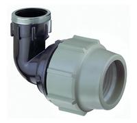 Coude à compression taraudé 7150 - 75 mm x 3" - Plasson