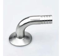 Coude à mandrin à degré, Raccord de tuyau sanitaire SS304 à triple collier serrage, coude 90 degrés, plusieurs tailles(45mm x ferrule 64)