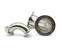 Coude à raccord rapide sous vide KF en acier inoxydable 304, coude à bride à 90 degrés KF16 KF25 KF40 KF50(KF16)
