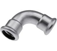 coude à sertir 90 degrés - tube acier inoxydable - femelle / femelle 28 mm - comap xpress