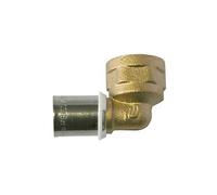 Coude à sertir fixe femelle PER F38 Ø12