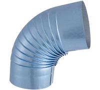 Coude Aluminié 90° Diamètre 125 pour H/C30F - AIRGAMMA - 403042