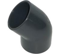 Coude angle 45° Pvc pression diam 125