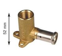 Coude applique multicouche laiton à sertir HENCO Femelle 16 x 1/2' - 2P-1604 G