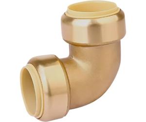 Coude - BOUTTE - D: 14mm - Réutilisable - Sans outil - Cuivre/PER
