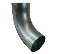 Coude cintré - 72° - manchonné alu zinc - D80 - AMELUX - 50073