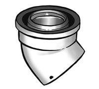 Coude concentrique 80/125 mm 45° - EMAT - 0022-224
