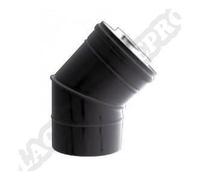 Coude concentrique - Ten - BIOTEN - 45° - Inox-galva - D80-125