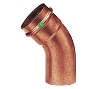 Viega Profipress coude 292553 54 mm, 45°, cuivre, SC-Contur, extrémité à insérer