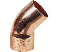 Coude cuivre 45° mâle / femelle à souder - diamètre 28 mm BRICOZOR