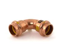 Coude Viega Profipress G 345495 28 mm, 90°, cuivre, SC-Contur