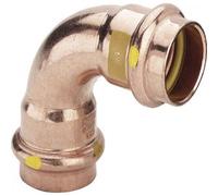 Coude cuivre 90° femelle / femelle à sertir Ø 54 spécial Gaz VIEGA