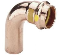 Coude cuivre 90° mâle / femelle à sertir Ø 14 spécial Gaz VIEGA