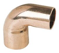 Coude cuivre à souder 90° mâle / femelle - diamètre 35 mm BRICOZOR