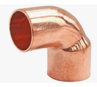 coude cuivre mâle femelle 90° petit rayon (Ø18 ref 56006)