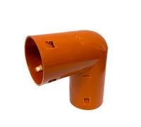 Coude d'angle de drainage DN 50 90° PP connecteur de drainage pour tuyau de drainage système d'évacuation