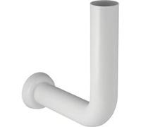 Coude de chasse 90° haute position avec rosace 20x20cm blanc - - 118.008.11.1