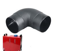Coude De Conduit D'air - Tuyau D'aération En Forme De L De 60 Mm, Raccord De Sortie De Chauffage, Coupleur Stable, Adaptateur De Conduit D'air Chaud Fiable | Connecteur De Chauffage De Sta