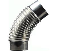 Coude De Conduit De Cheminée 45° en Acier Inoxydable, 70 Mm/80 Mm/90 Mm/100 Mm/110 Mm, pour Poêle à Bois Et Chauffe-Eau., 70mm