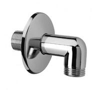 Coude de douche 90° avec clapet anti-retour rosace cylindrique chromé - LAUFEN HF960227100001