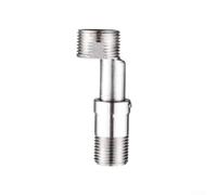 Coude de douche rotatif en acier inoxydable conçu pour un réglage précis de l'angle entre le bras de douche et le pommeau de douche dans les installations étroites ou inclinées
