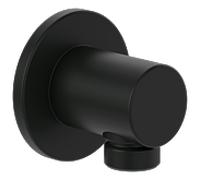 Villeroy & Boch Coude mural Universal TVC000456000K5 Rond, montage mural, noir mat