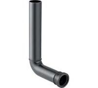 coude de Geberit match0 118210161 Ø 50 mm, 90 degrés, pour parois épaisses, PE-HD, noir