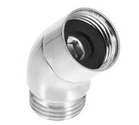 Coude de Orientable en Cuivre Laiton, Diamètre 2 CM | Raccord Argenté pour Bras et Flexible, Installation Rapide, Compatibilité Large, Usage Salle de Bain