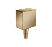 raccord de tuyau Axor Starck FixFit de taille artisanale avec disconnecteur et corniÃšre en plastique, Coloris: bronze brossÃ© - 26455140