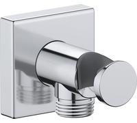 Coude de raccordement mural Duravit, rosace carrée, 55x102mm, UV0630010010, Couleur: Chrome brillant